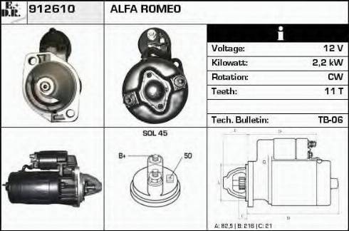 EDR 912610 - Starter www.molydon.hr