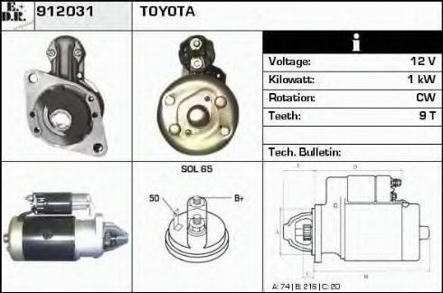 EDR 912031 - Starter www.molydon.hr