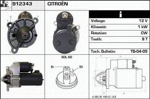 EDR 912343 - Starter www.molydon.hr