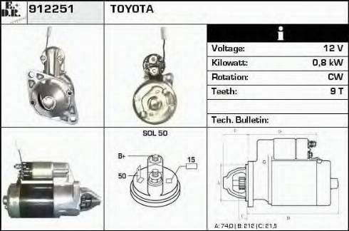 EDR 912251 - Starter www.molydon.hr