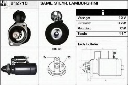 EDR 912710 - Starter www.molydon.hr