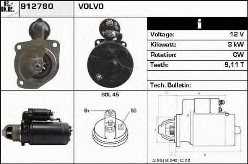 EDR 912780 - Starter www.molydon.hr