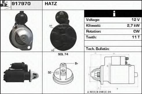 EDR 917970 - Starter www.molydon.hr