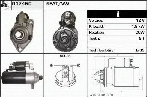 EDR 917450 - Starter www.molydon.hr