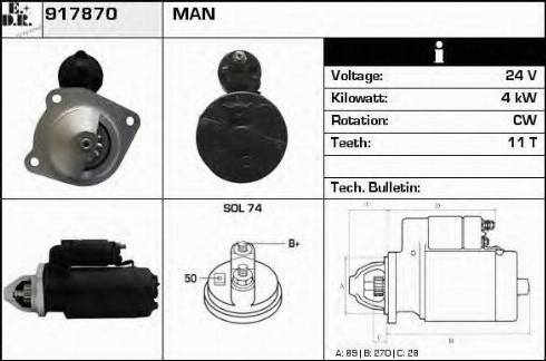 EDR 917870 - Starter www.molydon.hr