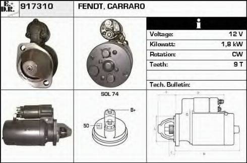 EDR 917310 - Starter www.molydon.hr