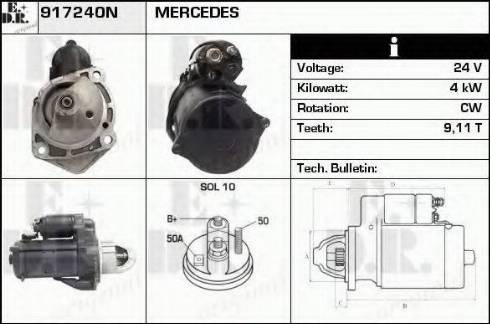 EDR 917240N - Starter www.molydon.hr