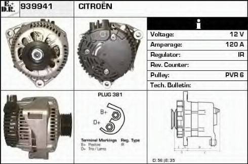 EDR 939941 - Alternator www.molydon.hr