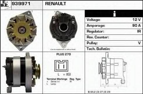 EDR 939971 - Alternator www.molydon.hr