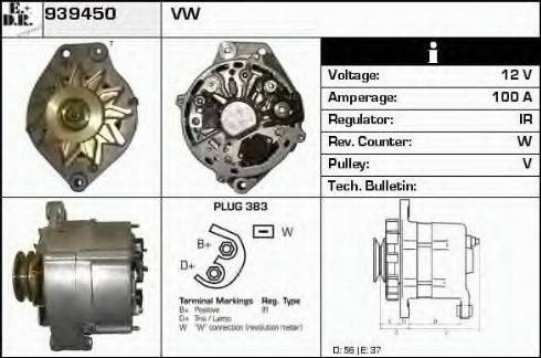 EDR 939450 - Alternator www.molydon.hr