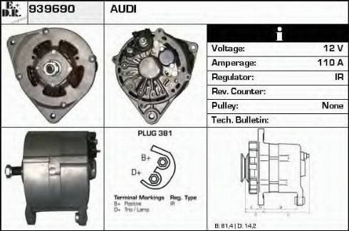 EDR 939690 - Alternator www.molydon.hr