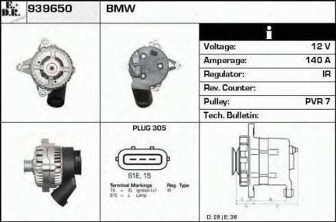 EDR 939650 - Alternator www.molydon.hr