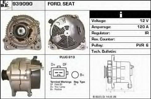 EDR 939090 - Alternator www.molydon.hr