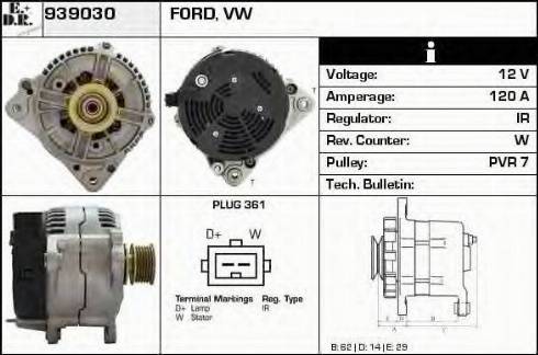 EDR 939030 - Alternator www.molydon.hr