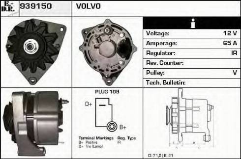 EDR 939150 - Alternator www.molydon.hr