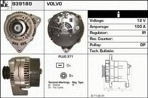 EDR 939180 - Alternator www.molydon.hr