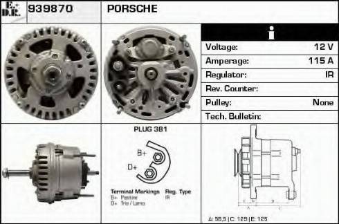 EDR 939870 - Alternator www.molydon.hr