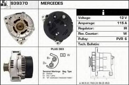 EDR 939370 - Alternator www.molydon.hr