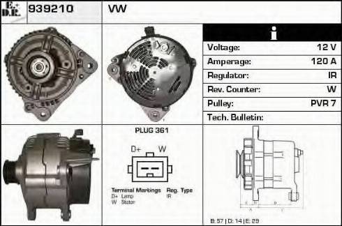 EDR 939210 - Alternator www.molydon.hr