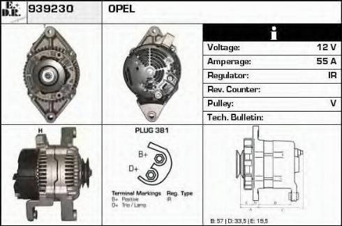 EDR 939230 - Alternator www.molydon.hr