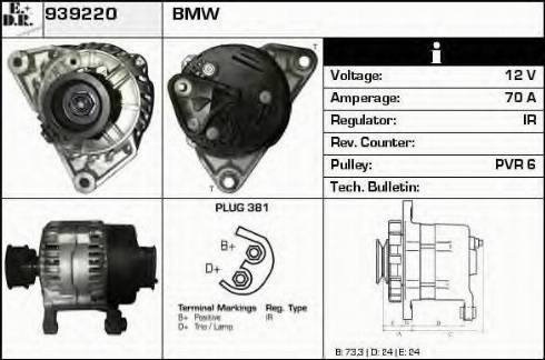 EDR 939220 - Alternator www.molydon.hr