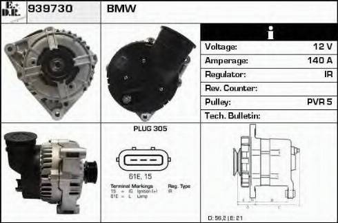 EDR 939730 - Alternator www.molydon.hr