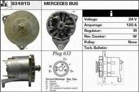 EDR 934910 - Alternator www.molydon.hr