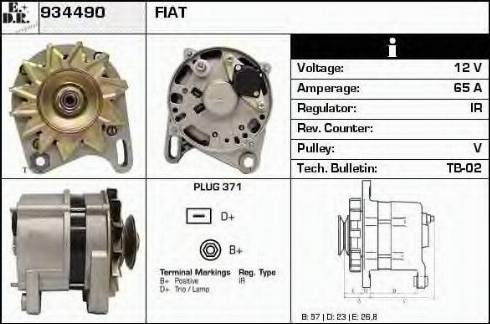 EDR 934490 - Alternator www.molydon.hr