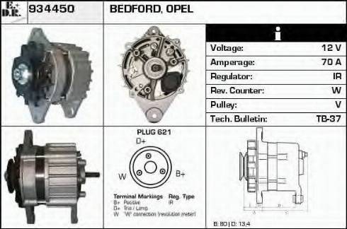 EDR 934450 - Alternator www.molydon.hr