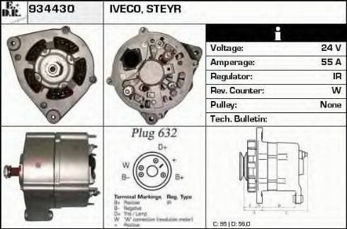 EDR 934430 - Alternator www.molydon.hr