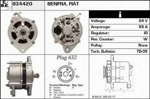 EDR 934420 - Alternator www.molydon.hr