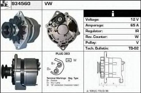 EDR 934560 - Alternator www.molydon.hr