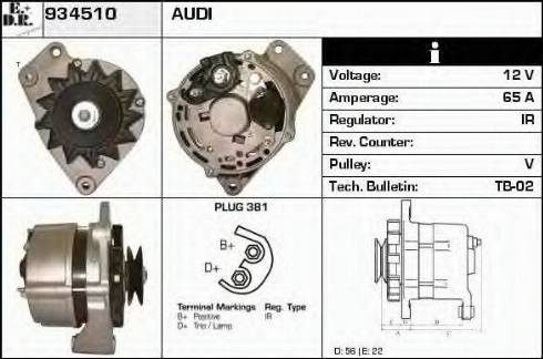 EDR 934510 - Alternator www.molydon.hr