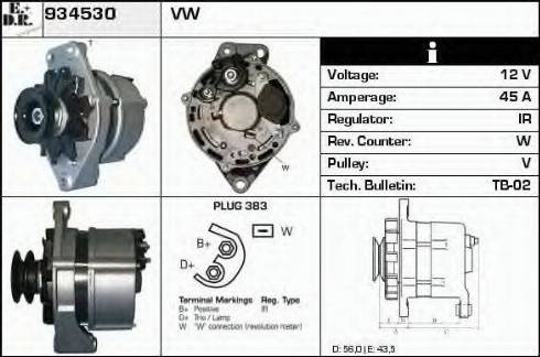 EDR 934530 - Alternator www.molydon.hr