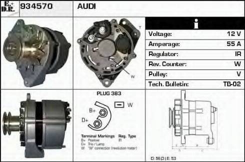 EDR 934570 - Alternator www.molydon.hr