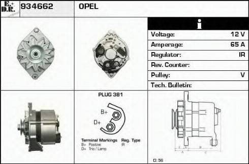 EDR 934662 - Alternator www.molydon.hr