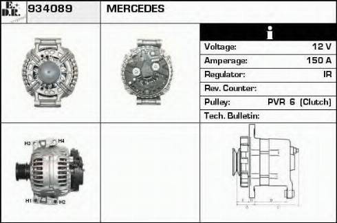 EDR 934089 - Alternator www.molydon.hr