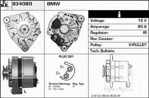 EDR 934080 - Alternator www.molydon.hr