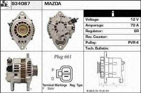 EDR 934087 - Alternator www.molydon.hr