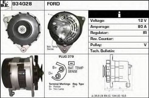 EDR 934028 - Alternator www.molydon.hr