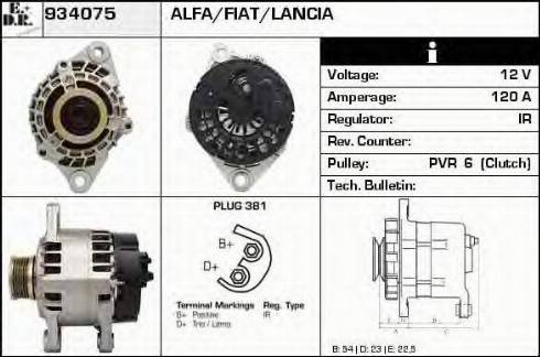 EDR 934075 - Alternator www.molydon.hr