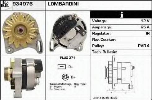 EDR 934076 - Alternator www.molydon.hr