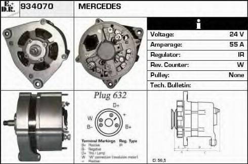 EDR 934070 - Alternator www.molydon.hr