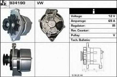 EDR 934190 - Alternator www.molydon.hr