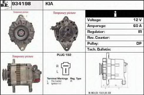 EDR 934198 - Alternator www.molydon.hr