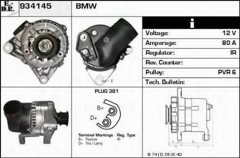 EDR 934145 - Alternator www.molydon.hr