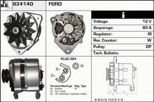 EDR 934140 - Alternator www.molydon.hr