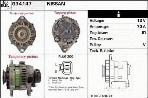 EDR 934147 - Alternator www.molydon.hr