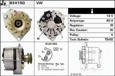 EDR 934150 - Alternator www.molydon.hr