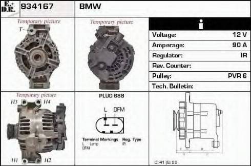 EDR 934167 - Alternator www.molydon.hr